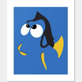 Minimalist Dory Posters and Art